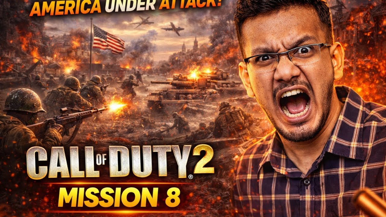 CALL OF DUTY 2 Mission 8 Full Gameplay Bangla | HARD Mode | Horrorops Bangla