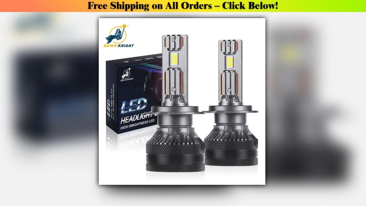 DAWNKNIGHT K5C PLUS 140W H7 Canbus Led Bulbs 4300K LED H4 H11 HB3 9005 HB4 9006 K6C Led Double Copp