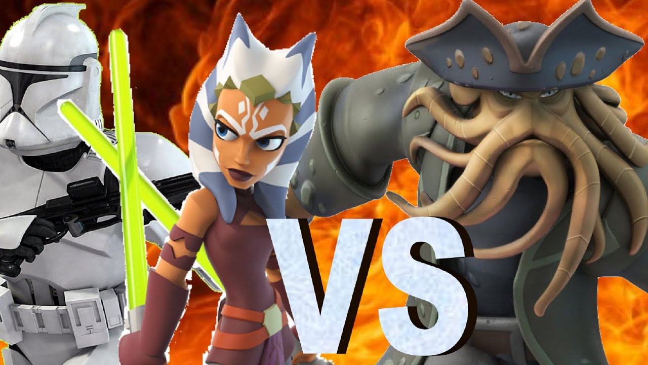 ToyBox Rumble EP026 - AhsokaTano & Clones vs DaveyJones & Pirates /DisneyInfinity3.0 (Nov2015)