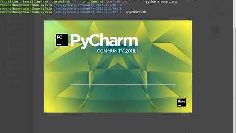 PyCharm 2018 Community Edition Installation in LinuxMint 18.3.