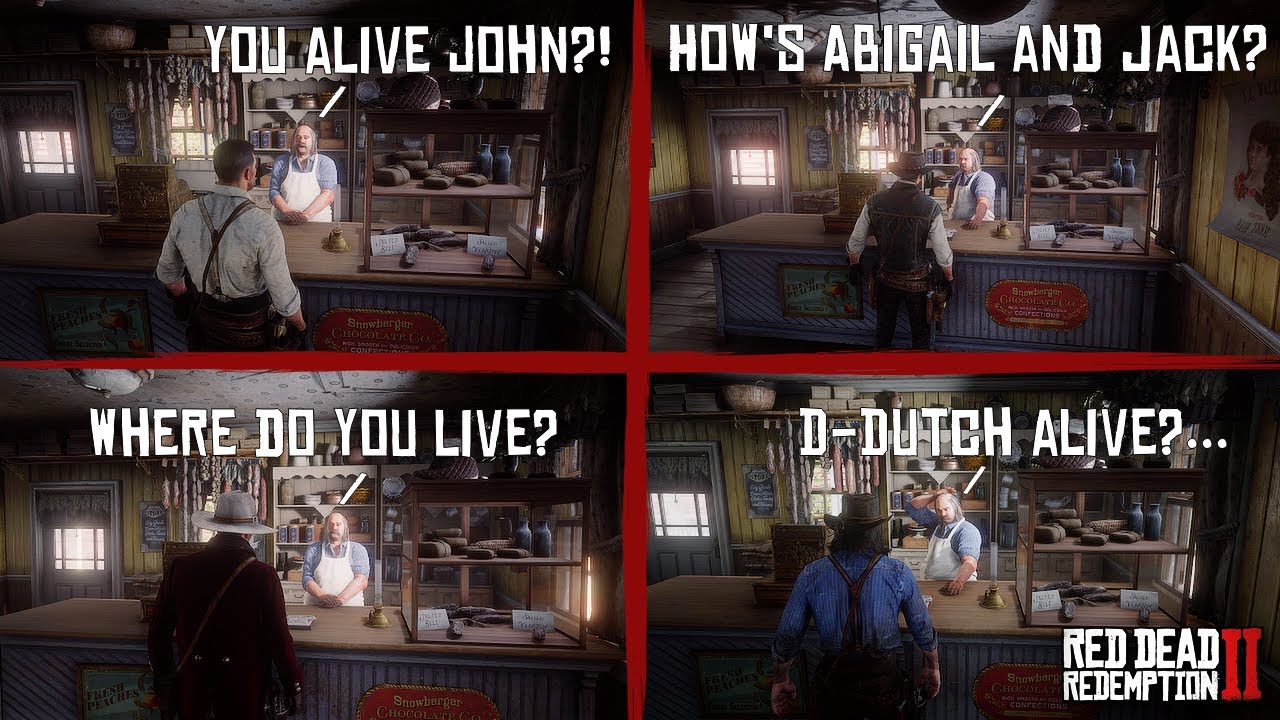 All John and Mr. Pearson Conversations in Epilogue | RDR2
