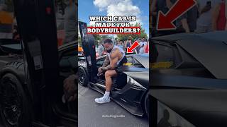Which Car Is Made for Bodybuilders? 💪🚗 #shorts #automotive #car #bodybuilding #gym