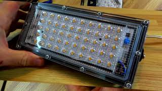 LED прожектор из Китая на 50Вт. Что не так?