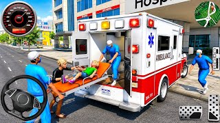 Simulator Penyelamatan Ambulans Kota 3D - Simulasi Mengemudi Ambulans Darurat 911 AS - Gameplay A... screenshot 5