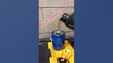 Do You NEED To Pre-Fill Your Oil Filter? 🤔 #shorts #mechanic #car