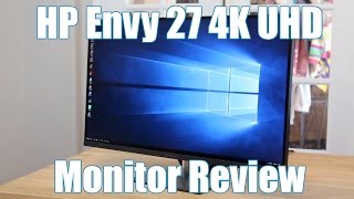 Review: HP Envy 27 4K Monitor (Video in 21:9 Ultrawide) - YouTube