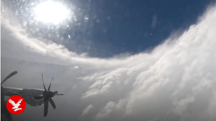 Storm hunters capture footage from inside the eye of Hurricane Melissa