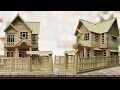 How to make a Miniature House from Bamboo Toothpicks, Stunning and Amazing