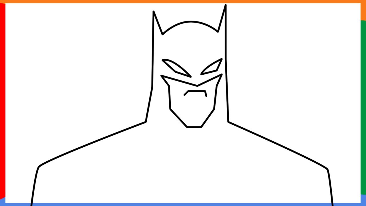 How to Draw Batman Logo - Easy Drawing Tutorial For Kids