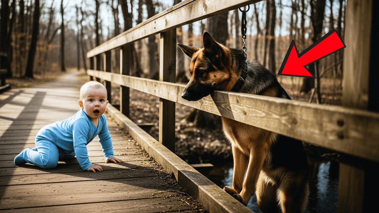 Un Enfant Trouve Un Berger Allemand En Détresse Sur Un Pont – Ce Qu'il Fait Ensuite Bouleverse Tous