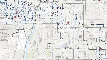 ArcGIS Online Join Features Demo 4 – Identify gang related crimes close to schools