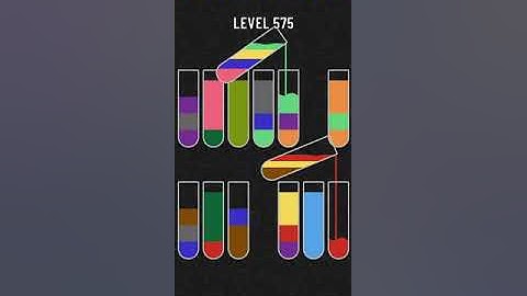 water sort puzzle - level 575