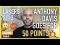 Anthony Davis Scores 50 Points in Lakers Win Over Timberwolves, LeBron w/ 32pts, 13ast