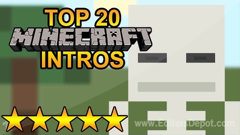 (BEST) Top 20 FREE MINECRAFT Intro Templates - SONY VEGAS, AFTER EFFECTS, CINEMA 4D