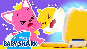 [✨NEW] Baby Shark is trapped in the Computer! | Baby Shark Toy | Pretend Play | Baby Shark Official