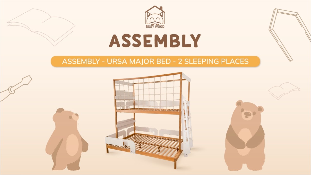 Assembly - Ursa Major Bed - 2 sleeping places