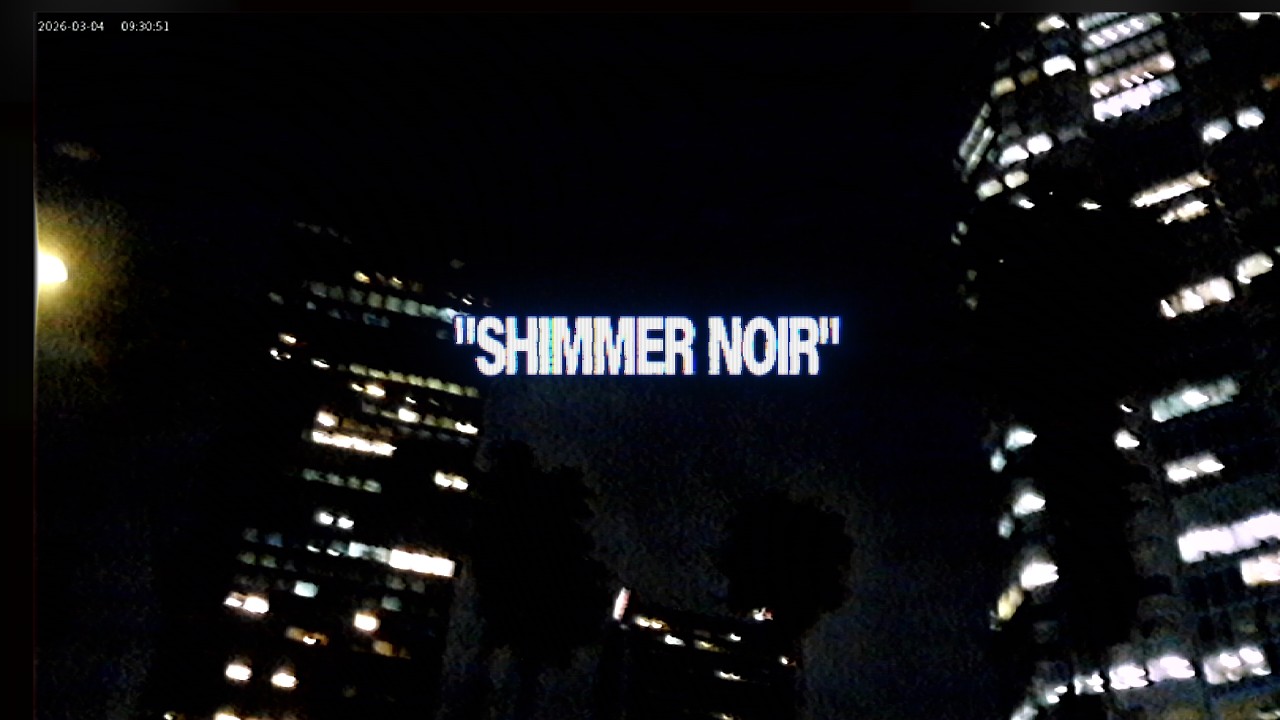 ⁣The Hayds - "shimmer noir" (official lyric visualizer)