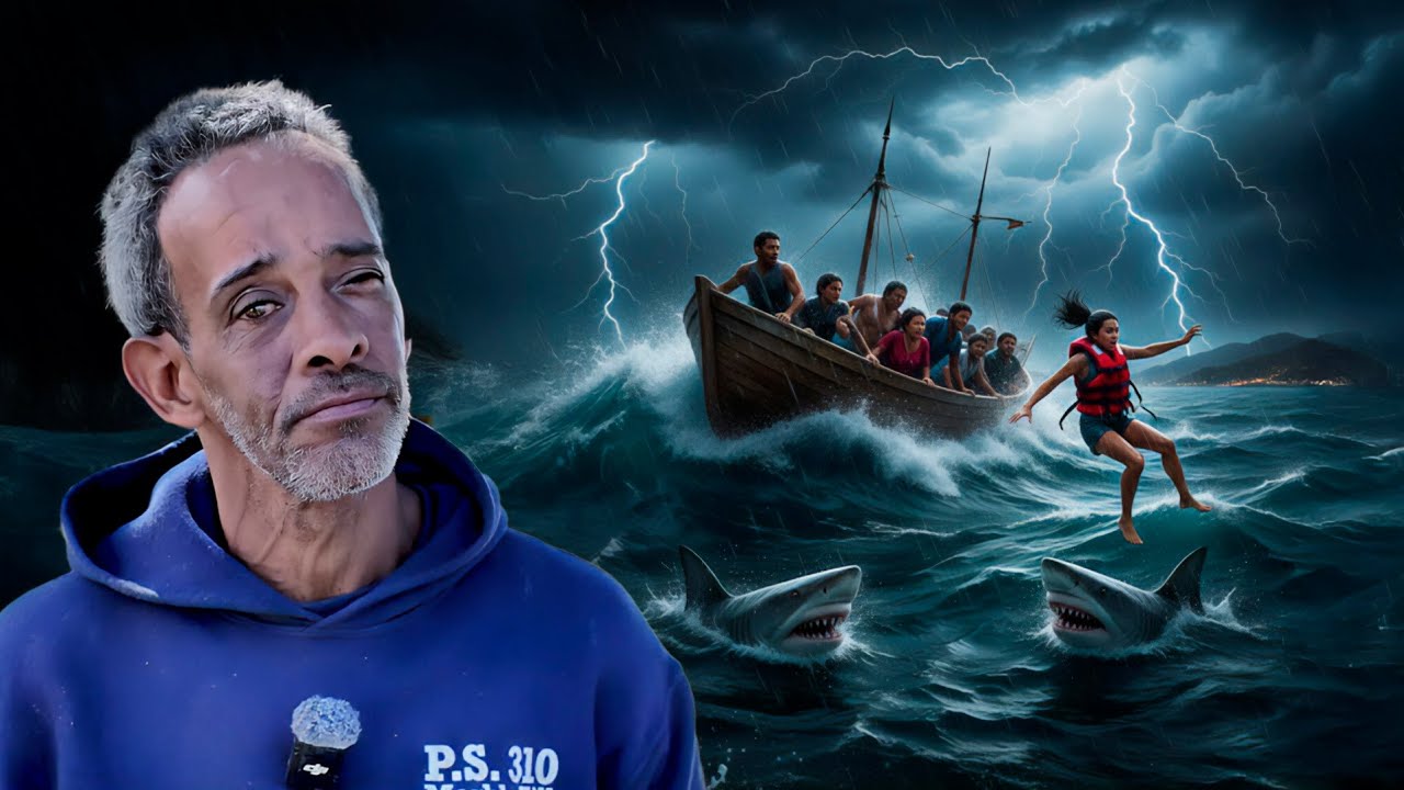 TIRAN mujer a los Tiburones en viaje en yola a Puerto Rico | Testigos revelan todo