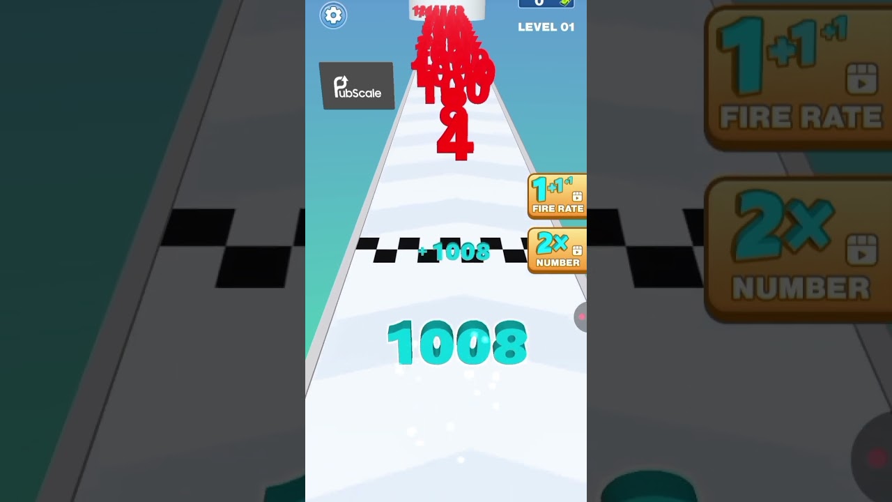 لعبه number dash