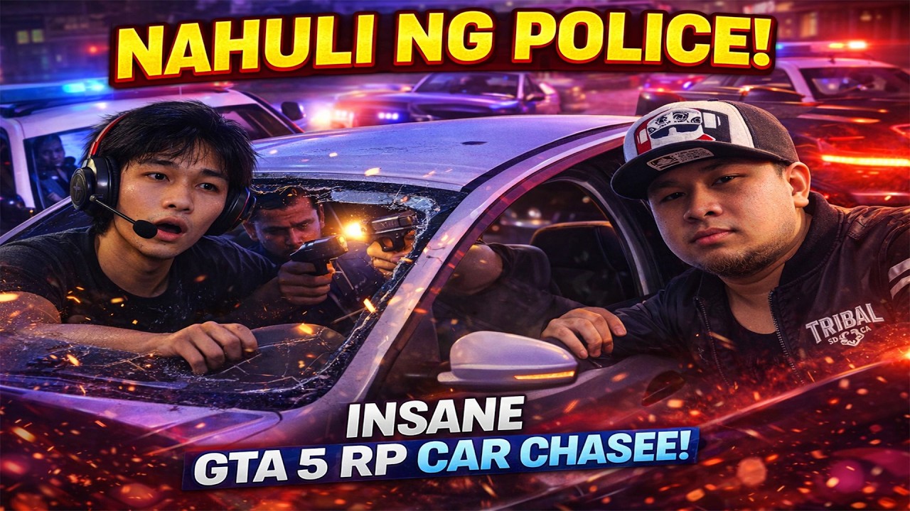 NAHULI KAMI NG POLICE! 😱 GTA 5 RP Car Chase Gone Wrongz - YouTube