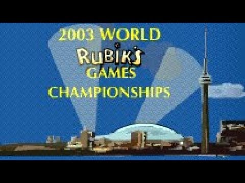 国際　コンペティション2003 Rubik's Cube World Championships Part 1: 2003 - YouTube