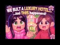 We built a LUXURY HOTEL in adopt me…and THIS happened (episode 1)