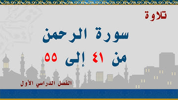 سورة الرحمن من 41 إلى 55
