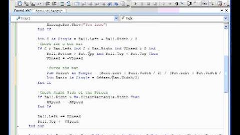 Breakout 3 of 7 - Visual Basic Game