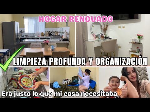 DE CANSANCIO A SATISFACCIÓN ✅LIMPIEZA PROFUNDA  Y HOGAR RENOVADO 🧼🧹 día productivo 😮‍💨