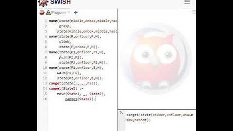 Monkey and banana - prolog