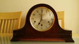 JUNGHANS WESTMINSTER CHIME MANTLE CLOCK.