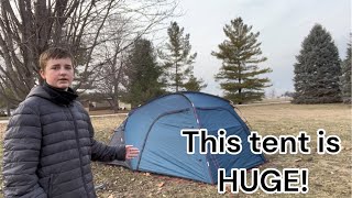 Ozark Trail 2 Person Tent With OVERSIZED VESTIBULE (full review) #camping #tent #bigtent #review￼