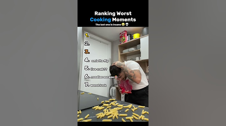 Ranking The Top 5 Worst Cooking Moments Of All Time