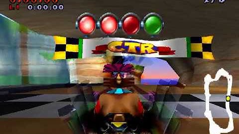 Crash Team Racing - Crash Cove (Time Trial: Nitrous Oxide)