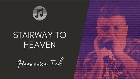 🎶 Stairway To Heaven - Led Zeppelin (Harmonica Tab - na Gaita com Tablatura)