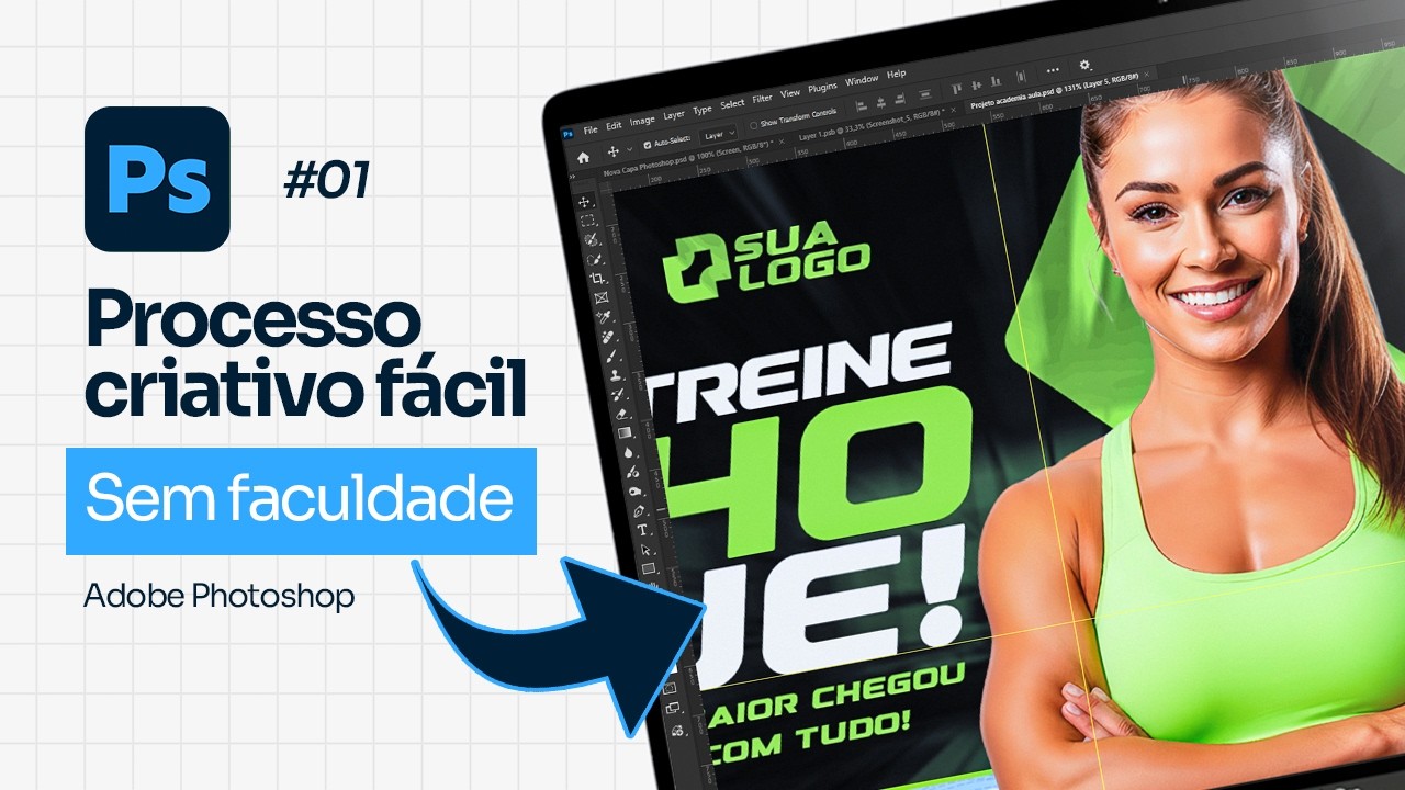 Como Fazer Arte para Instagram no Photoshop 2026 Atualizado PARTE 01