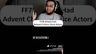 Final Fantasy VII Remake Almost Had Advent Children's Voice Actors