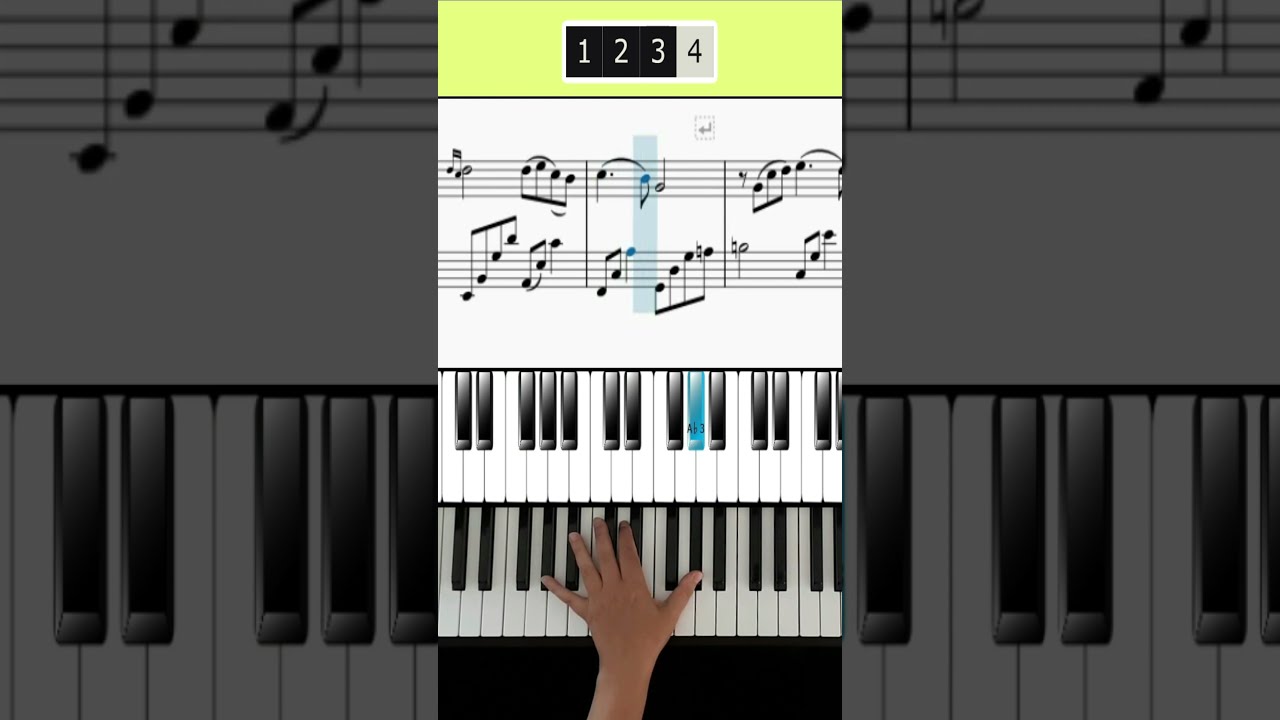 Song from the Secret Garden Piano Tutorial EASY -  MEDIUM tempo/LEFT Hand (Piano Lesson 2)