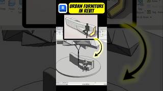 Urban Furniture In Revit #revit #architecture #bim
