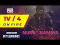 1vs4 rushe game play pubg mobile