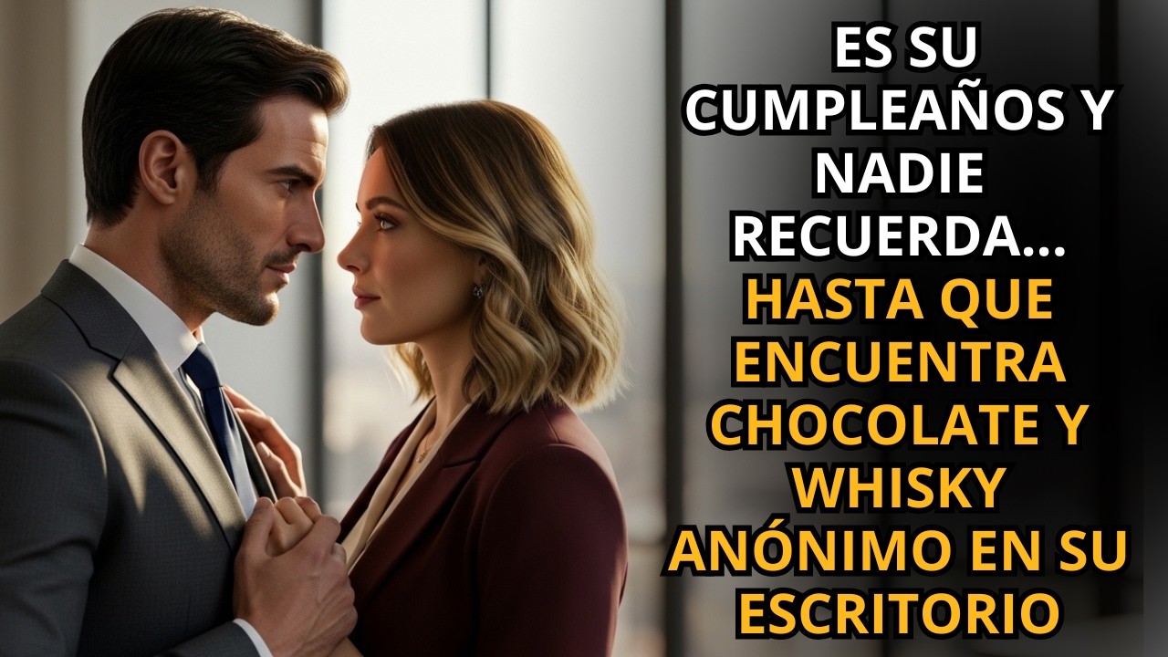 Es Su Cumpleaños Y NADIE Recuerda... Hasta Que Encuentra Chocolate Y Whisky Anónimo En Su Escritorio