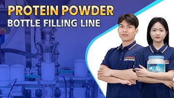 Automatic Protein Powder Bottle Filling Line | High Accuracy Powder Filling & Capping Machine