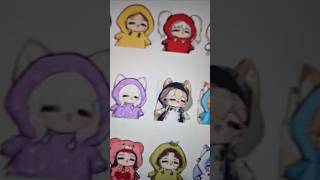 ✿ Animated emotes showcase #animation #procreate #emote #digitalart #frameanimation #shorts #art