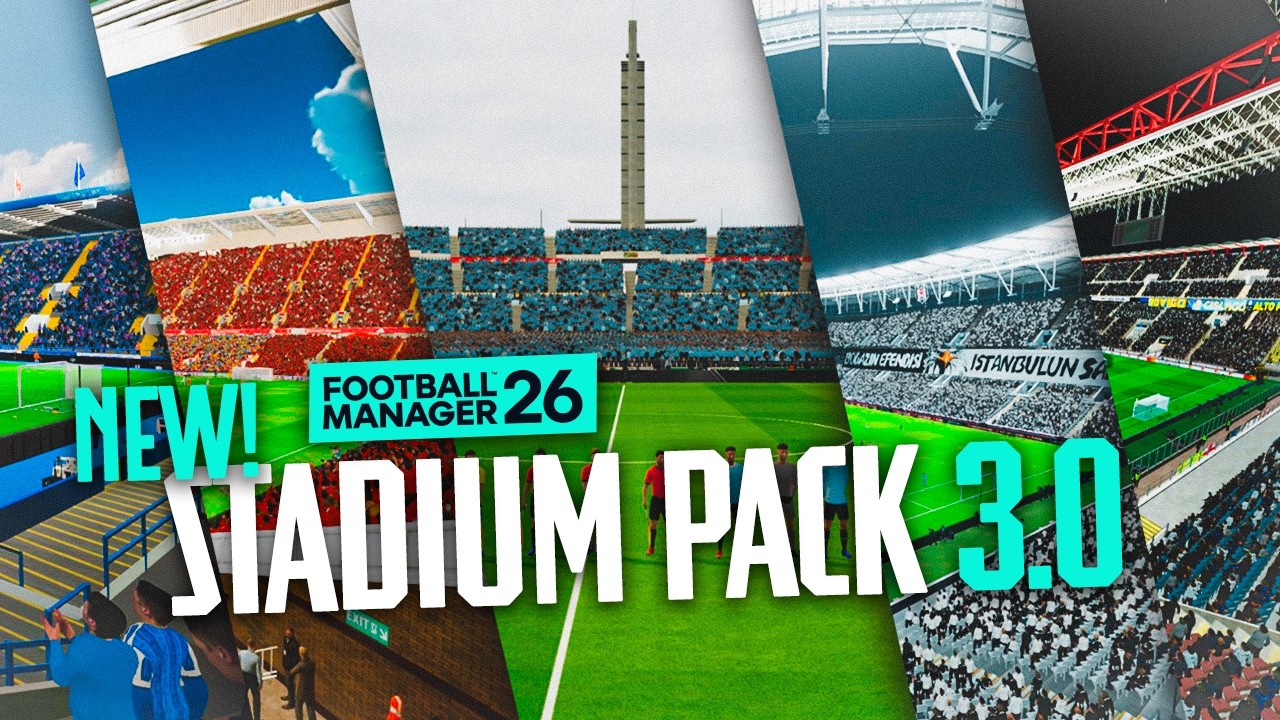 Your Football Manager Stadiums Will Never Look the Same | 3D Stadium Mega Pack v3.0