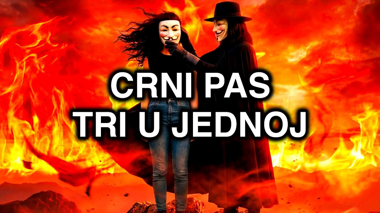 CRNI PAS - TRI U JEDNOJ - METAL | MARINKO ROKVIĆ | COVER | AI | 2026 | 4K