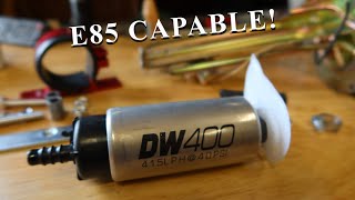 Installing The Biggest In Tank Fuel Pump DeatchWerks Offers In My 240sx