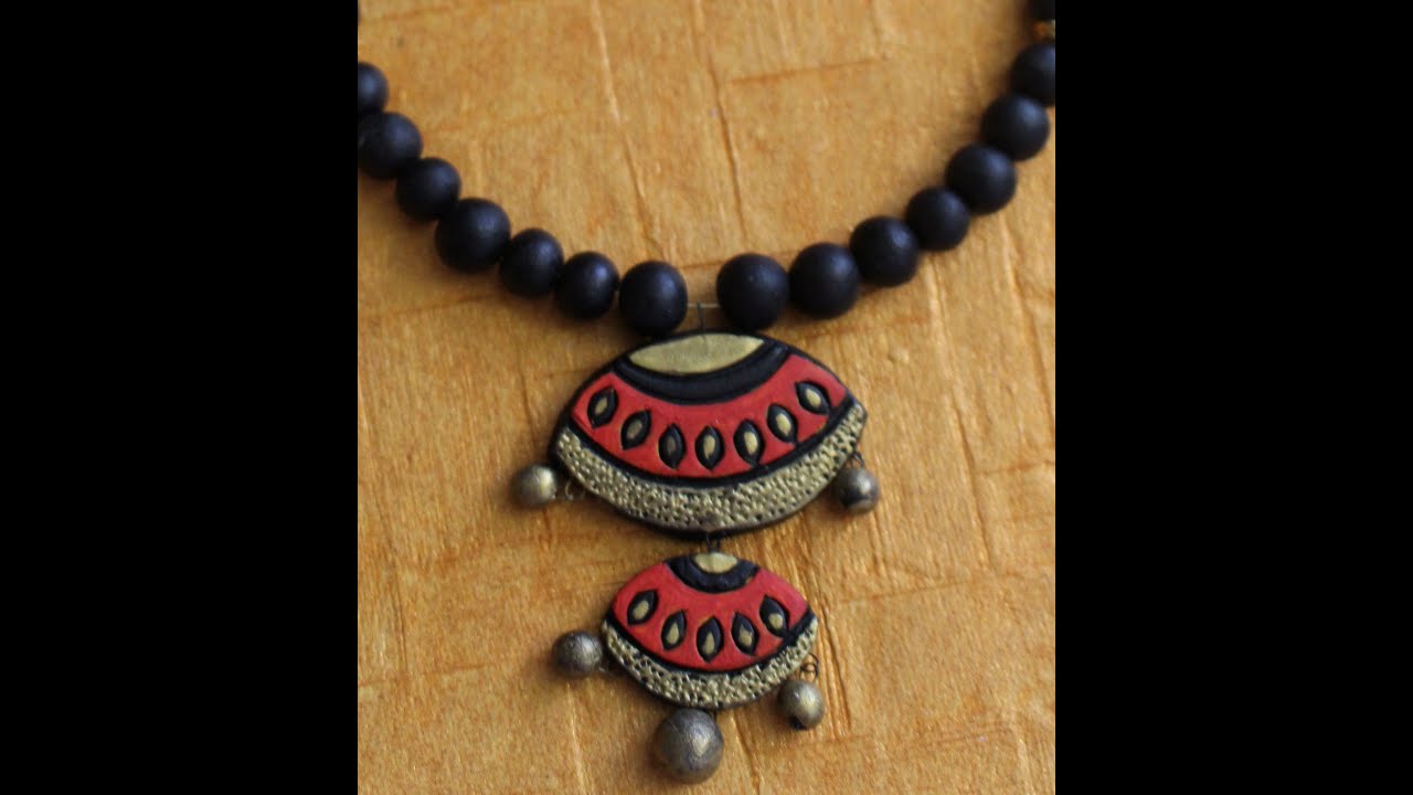 Terracotta jewelry/ Tutorial on how to attach clasp using gear locks