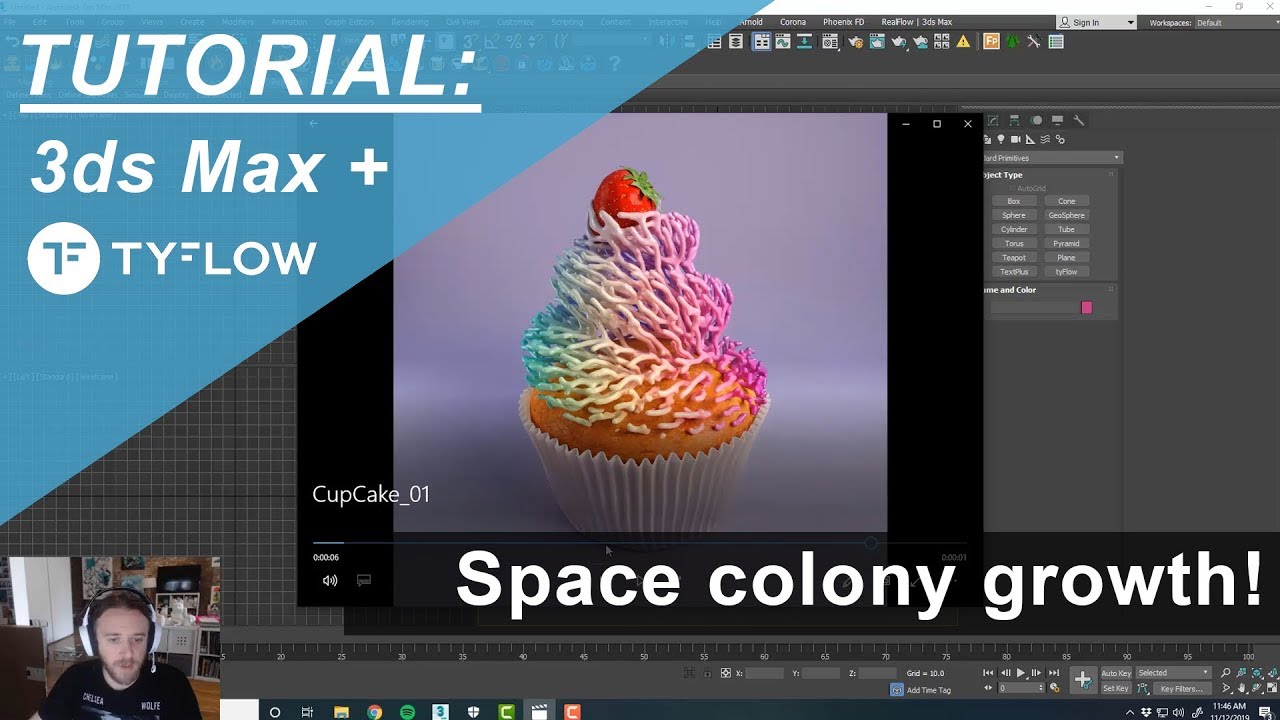 3ds Max + Tyflow TUTORIAL: Space Colonization Growth - YouTube