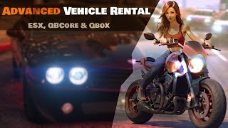 Advanced Vehicle Rental – ESX, QBCore & Qbox