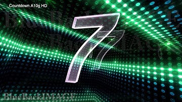 Stock Footage Countdown Numbers Digits timer count intro leader trailer Countdown A10g HD